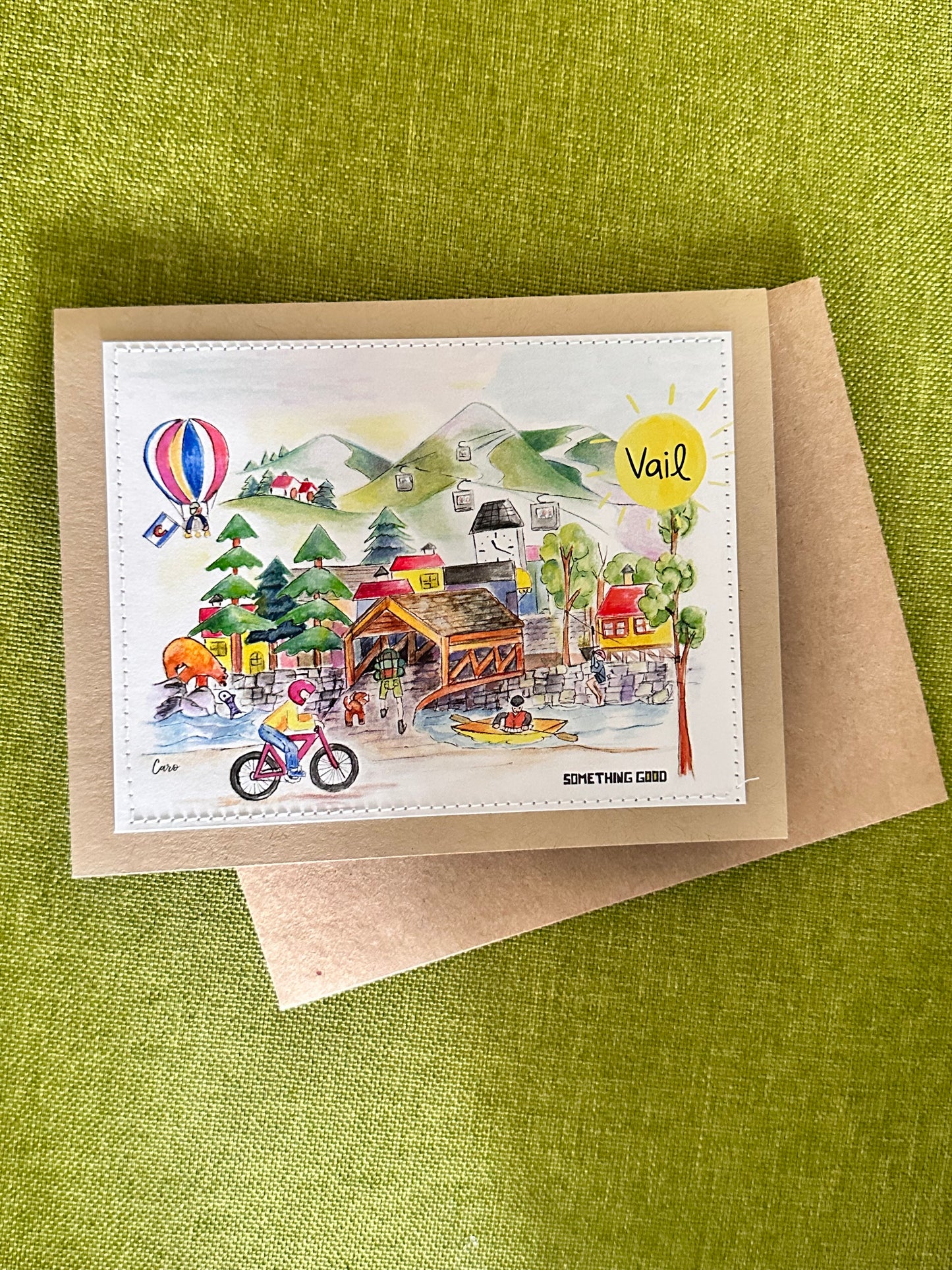 Single Card . Vail Kids . Summer